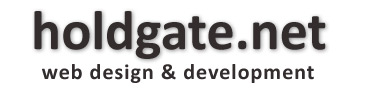 holdgate.net web design